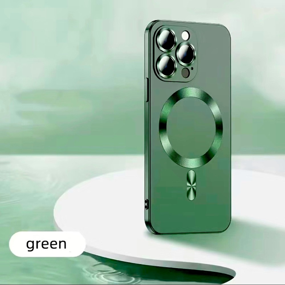 iPhone 13 / 14 Pro Max Case Magnetic Green